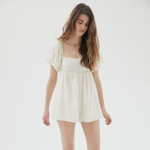 COPY - UO Christiana square neck romper